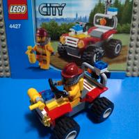 Quad con minifigure Lego city Cod.4427