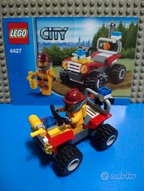 Quad con minifigure Lego city Cod.4427