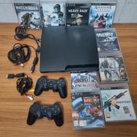 Console Playstation 3 + 9 Giochi + Accessori