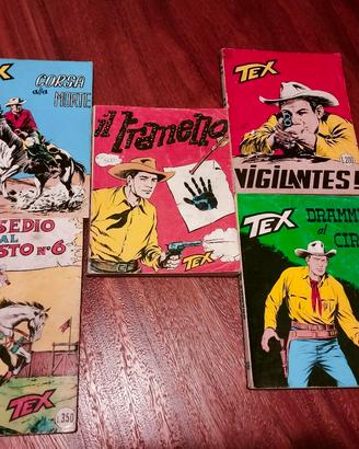 Tex set 5 fumetti