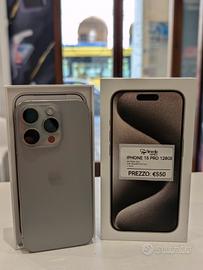 iPhone 15 Pro 128GB naturale usato garanzia 