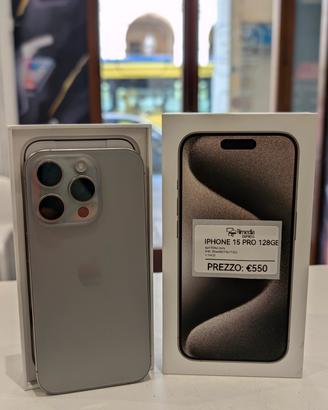 iPhone 15 Pro 128GB naturale usato garanzia 