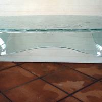 Tavolino in vetro