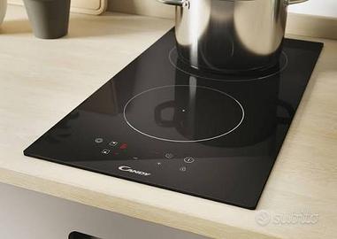 Piano cottura vetroceramica 2 fuochi