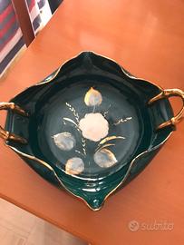 Vaso e fruttiera in ceramica anni 50 Sesto fiorent