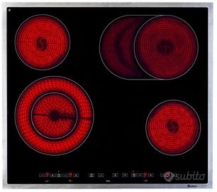 Piano cottura Elettrico in Vetroceramica nero