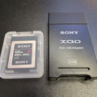 Sony Xqd 120gb + lettore