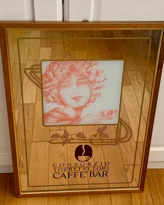 Specchio vintage caffe bar Consegna solo a mano