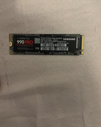 Samsung SSD 990 pro 2 tb NVme M.2