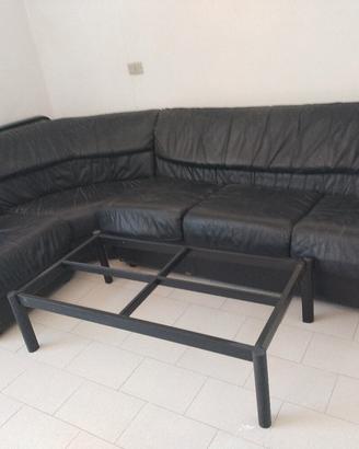 Salotto in pelle