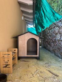 Casetta in legno per cani XL