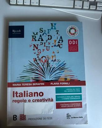 LIBRO DI ITALIANO: "REGOLE E CREATIVITA' VOLUME B"