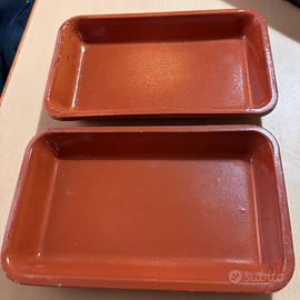 Due pirofile in terracotta marchio Maggi