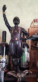Statua Benito mussolini Aquila con fascio in bron