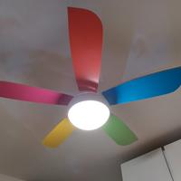ventilatore a muro con luce Leroy Merlin 