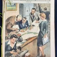 La Domenica del Corriere 23 marzo 1952 J. Russell