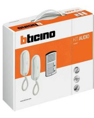 kit audio bifamiliare btcino a 2 fili 