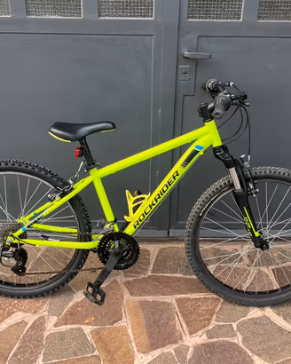 Bicicletta MTB Rockrider. cambio Shimano. ruota 24