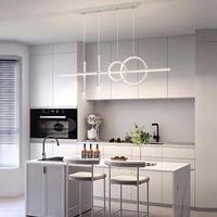 Lampadario moderno led con anelli 45w e cilindri