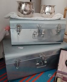 2 Bauli vintage in aluminium