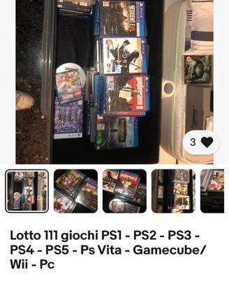 Lotto 95 giochi principalmente ps3/ps4