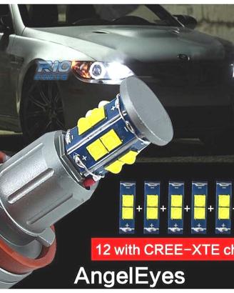 KIT LAMPADE OCCHI ANGEL LED 120W BMW E90 E92 X5 E7