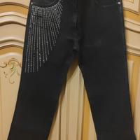 Jeans con strass