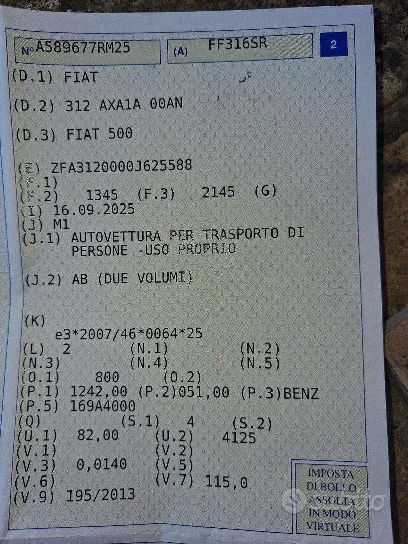Fiat 500 (2007-2016)