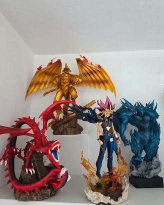 Statue yugioh figure e divinità egizie