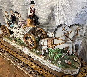 Grande Carrozza Porcellana Capodimonte