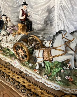 Grande Carrozza Porcellana Capodimonte