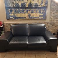 divani in pelle nera