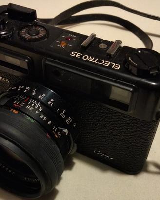 Yashica Electro 35 GTN Black conSCATOLA e LIBRETTO