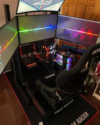 Triplo Monitor Aoc da 27 1080p a 144 hrz