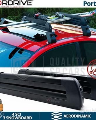 Noleggio Portasci 4 Sci o 2 Snowboard Omologato