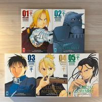 Manga di Fullmetal Alchemist vol 1,2,3,4,5