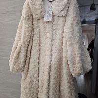 cappotto ecopelliccia leggero