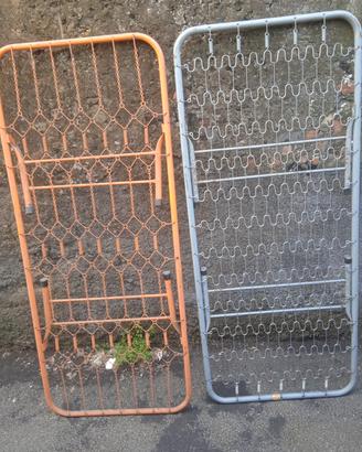 Reti vintage x letto singolo n 2 pezzi 