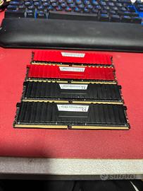 Ram vengeance 64GB 4 banchi da 16GB 3000Mhz