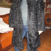 pelliccia vintage donna nera