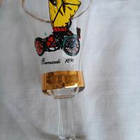 Lotto completo 14 bicchierini vintage, serie mezzi