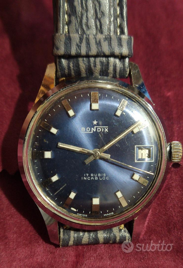 Orologio vintage meccanico uomo Abbigliamento e Accessori In