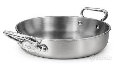 Agnelli tegame aluinox 3ply satinato 2 maniglie