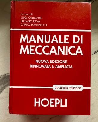 Manuale di meccanica hoepli