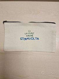 Pochette con scritta