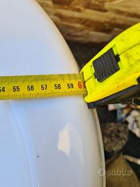 LAVABO TRE FORI marca HIDRA senza COLONNA IN CERAM