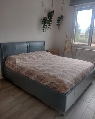 struttura letto matrimoniale con cassettone (no ma