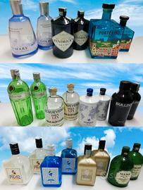 BOTTIGLIE VUOTE DI GIN A COPPIE PER EVENTI A TEMA 