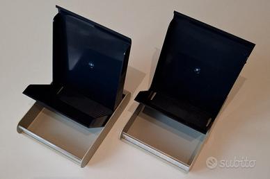 2 schedari in plastica Buffetti