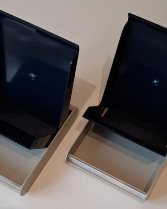 2 schedari in plastica Buffetti